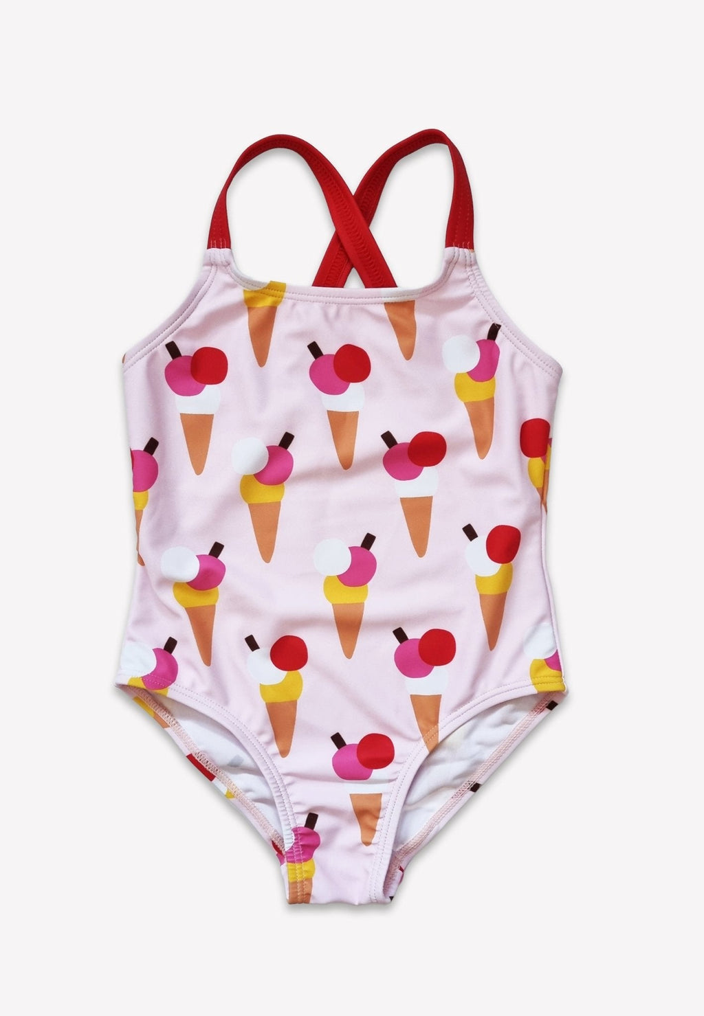 Kids' Swimsuit - Ice Cream Cones Print