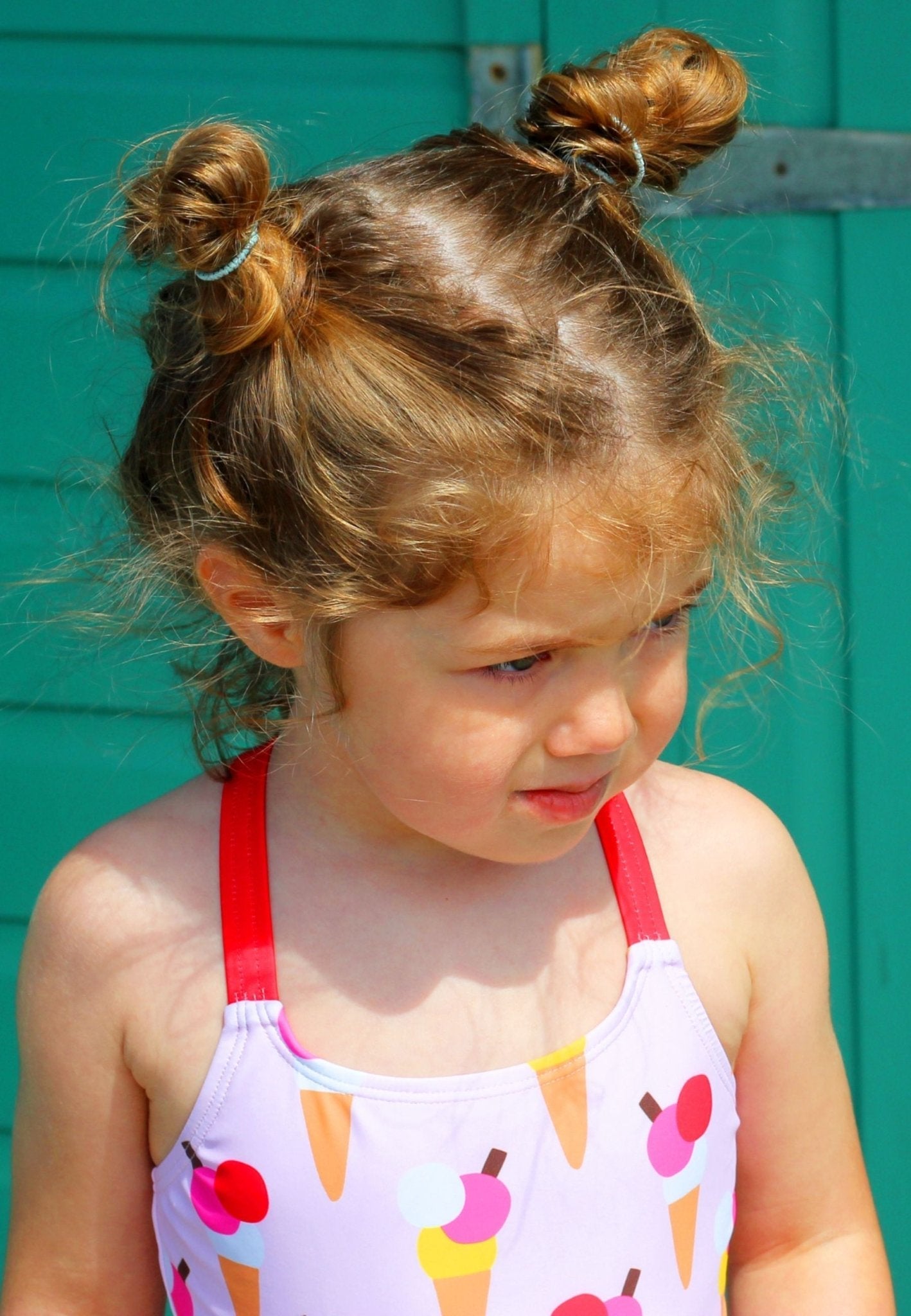 Kids' Swimsuit - Ice Cream Cones Print