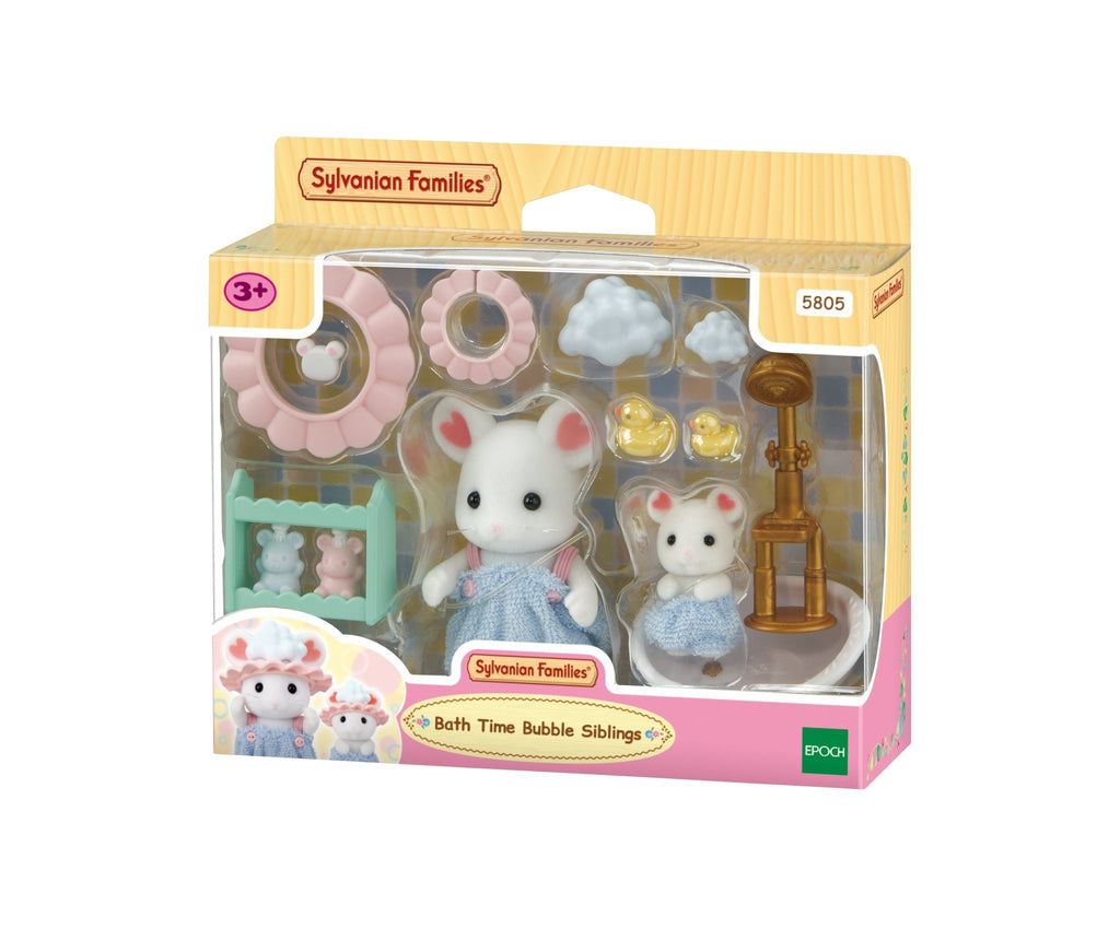 Sylvanian Families - Bath Time Bubble Siblings Playset - Baby&More