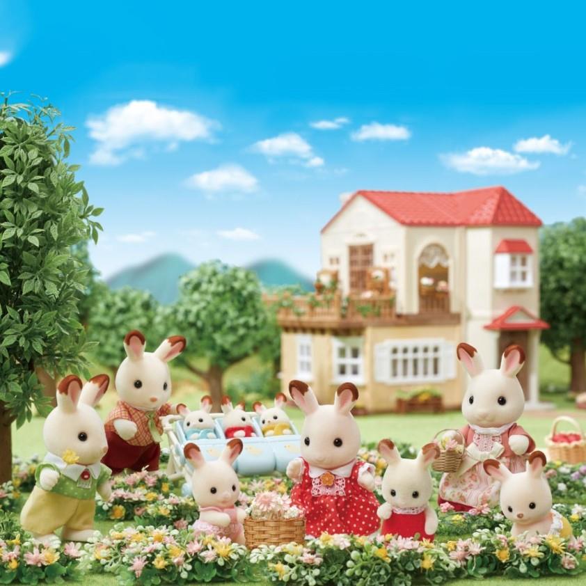 Sylvanian Families - Chocolate Rabbit Family - Baby&More
