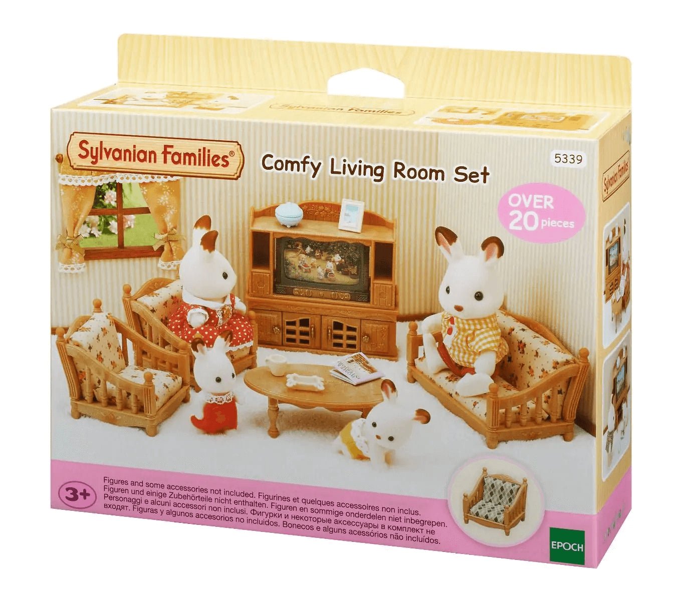 Sylvanian Families - Comfy Living Room Set Furniture Playset - Baby&More