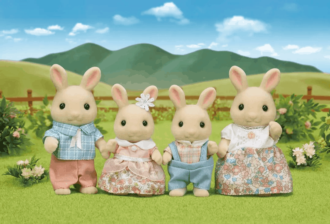 Sylvanian Families - Milk Rabbit Family - Baby&More