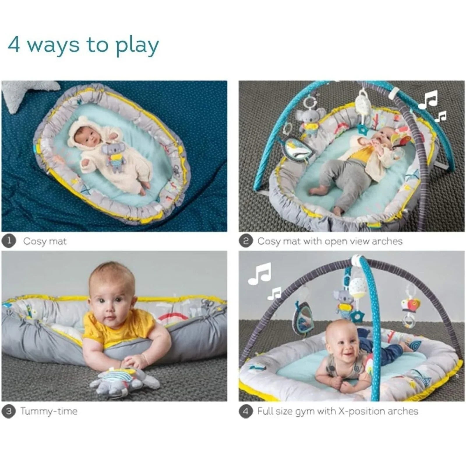 Taf Toys Koala Musical Cosy Gym - Baby&More