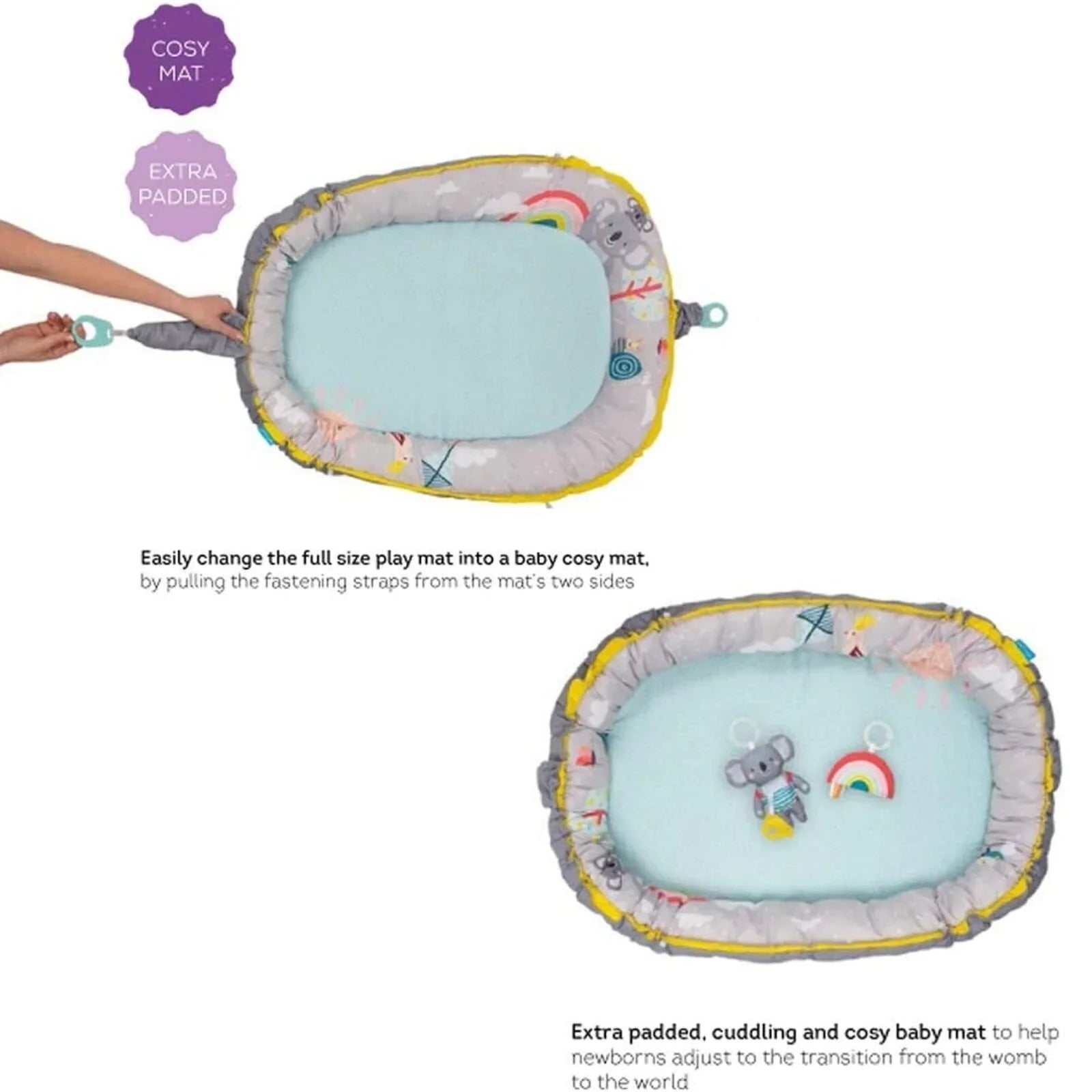 Taf Toys Koala Musical Cosy Gym - Baby&More