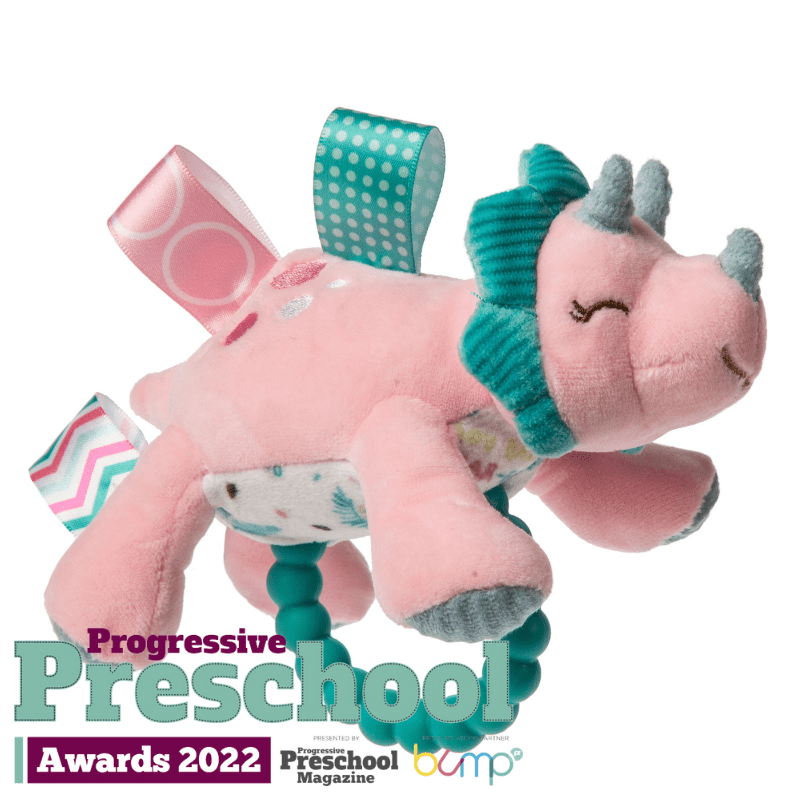 Taggies Aroar - a - saurus Teether Rattle Toy - Baby&More