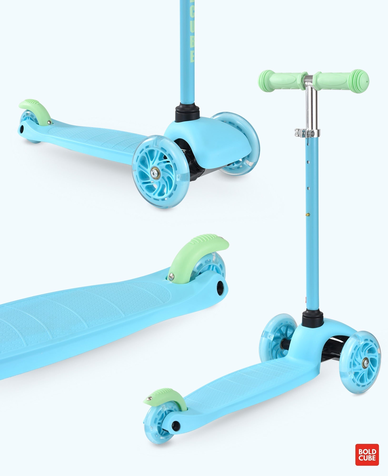 Teeny 3 Wheel Scooter - Blue & Green - Baby&More