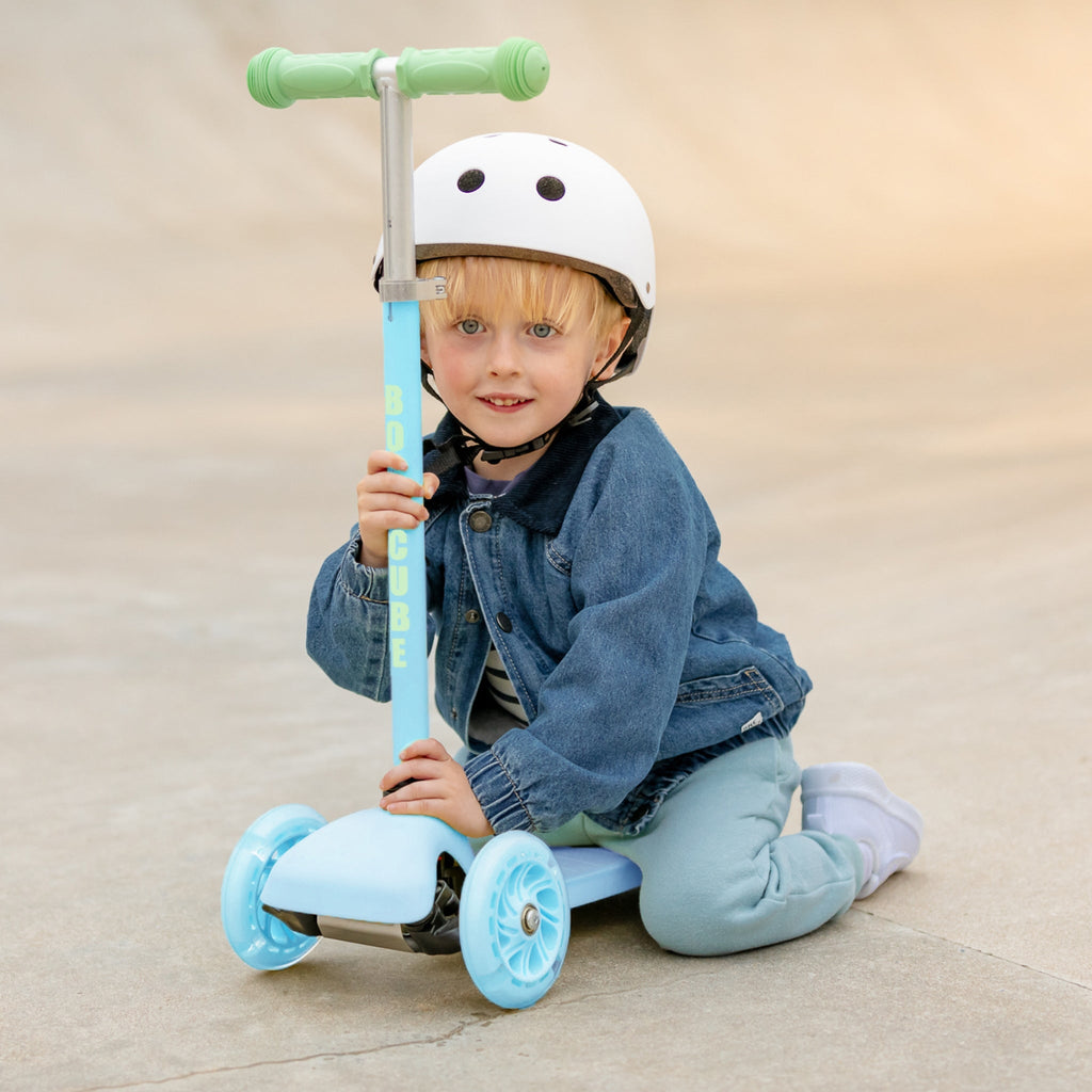 Teeny 3 Wheel Scooter - Blue & Green - Baby&More