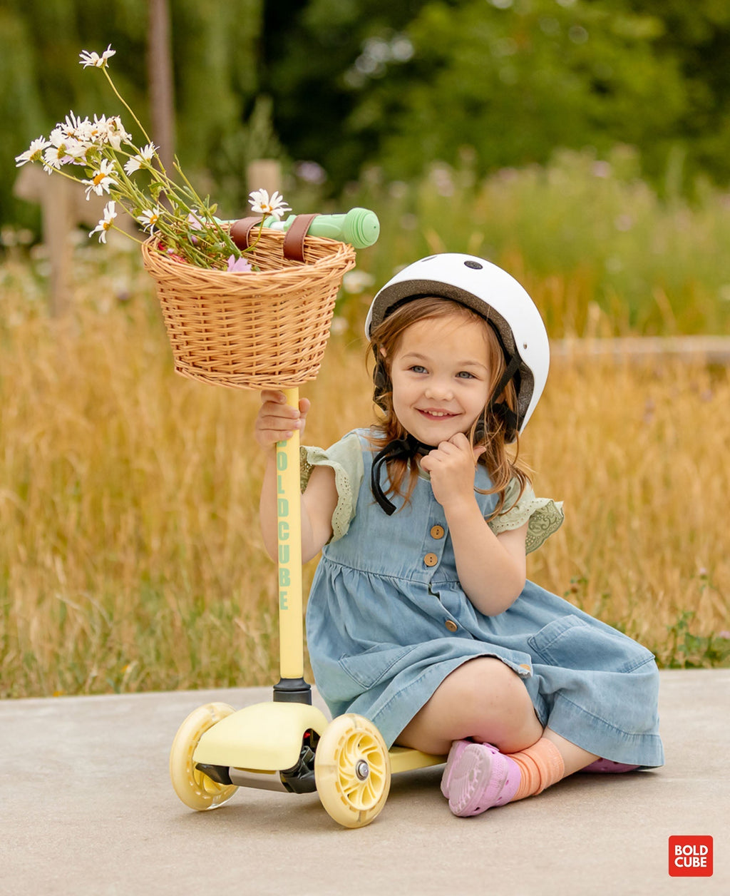 Teeny 3 Wheel Scooter - Lemon Yellow - Baby&More
