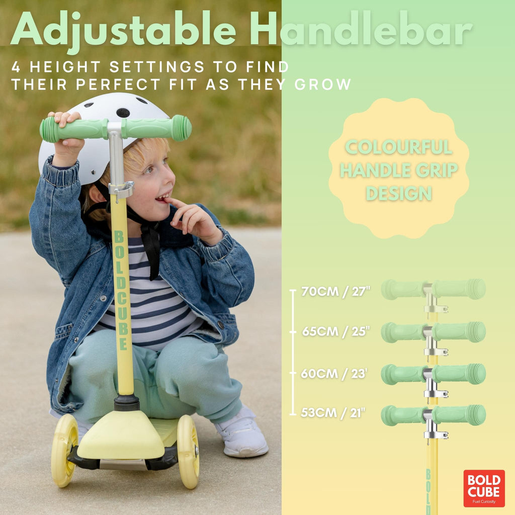 Teeny 3 Wheel Scooter - Lemon Yellow - Baby&More