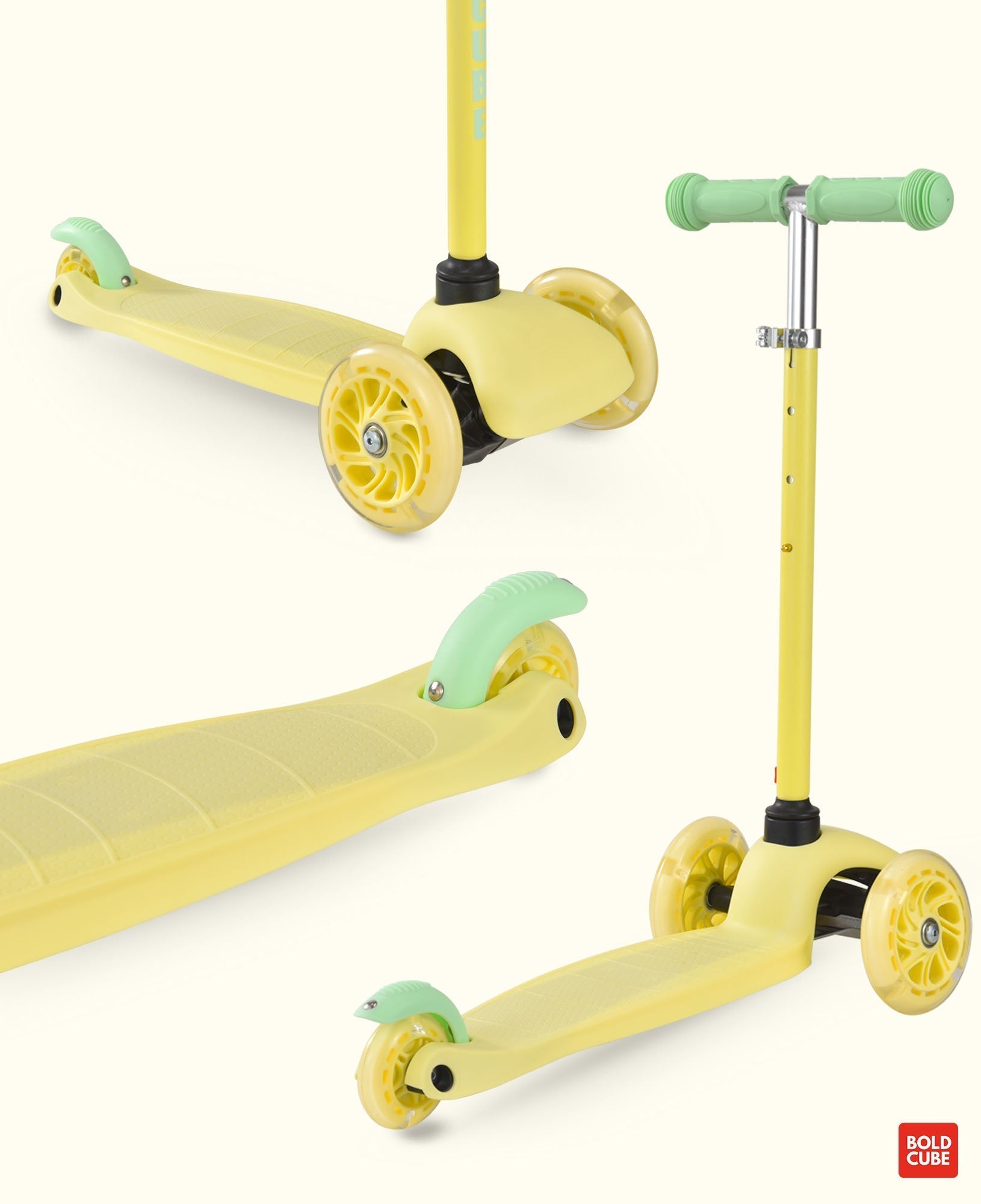 Teeny 3 Wheel Scooter - Lemon Yellow - Baby&More