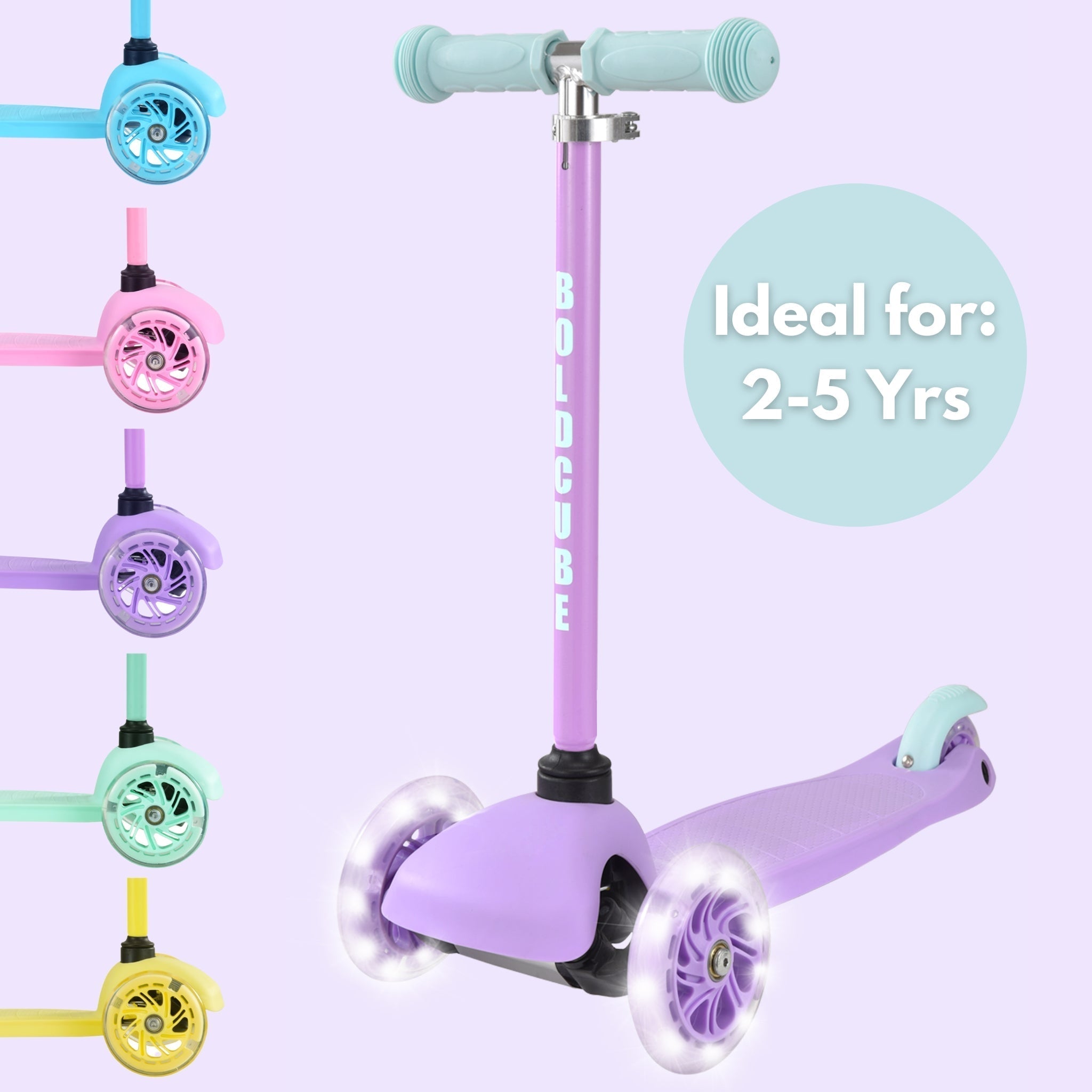 Teeny 3 Wheel Scooter - Lilac - Baby&More