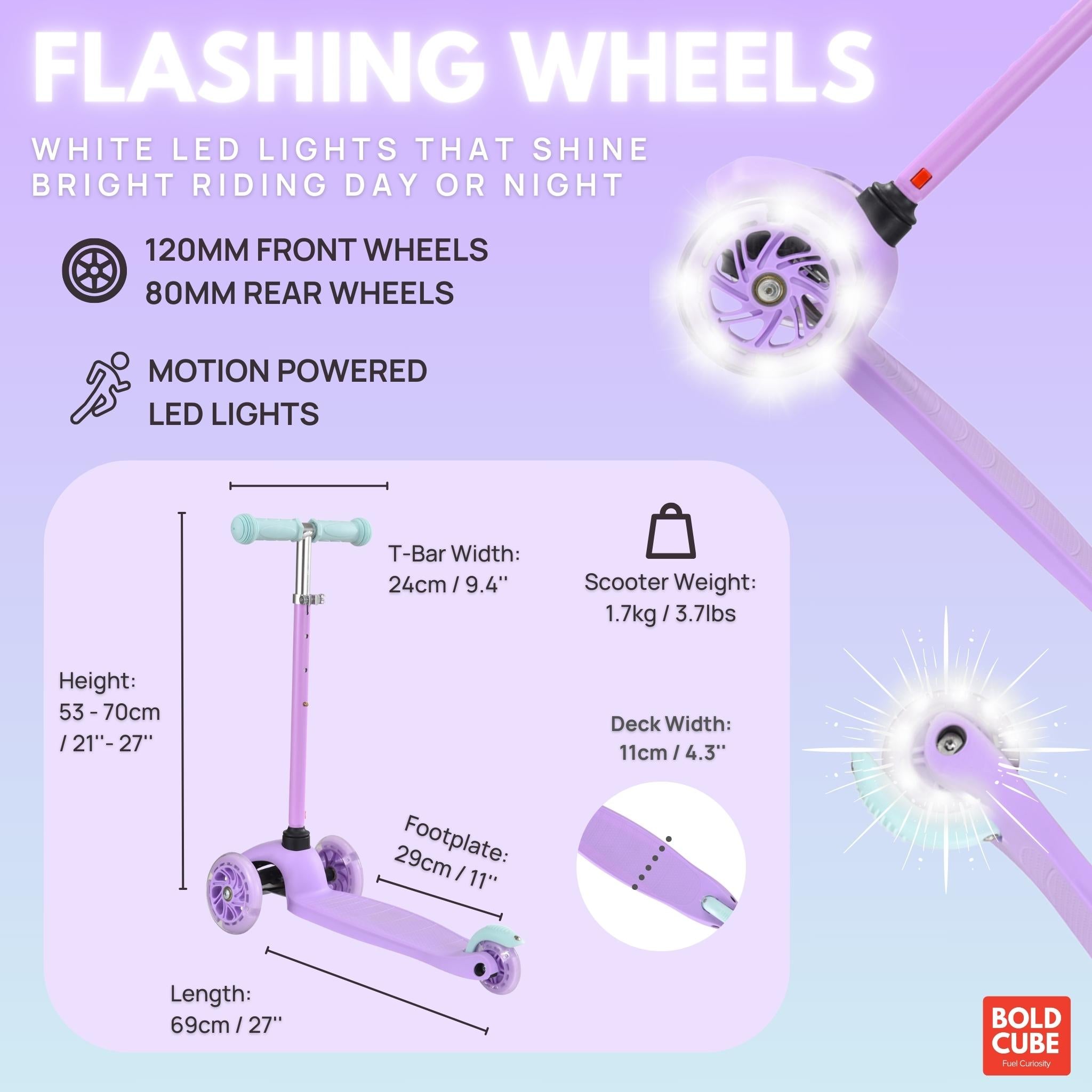 Teeny 3 Wheel Scooter - Lilac - Baby&More