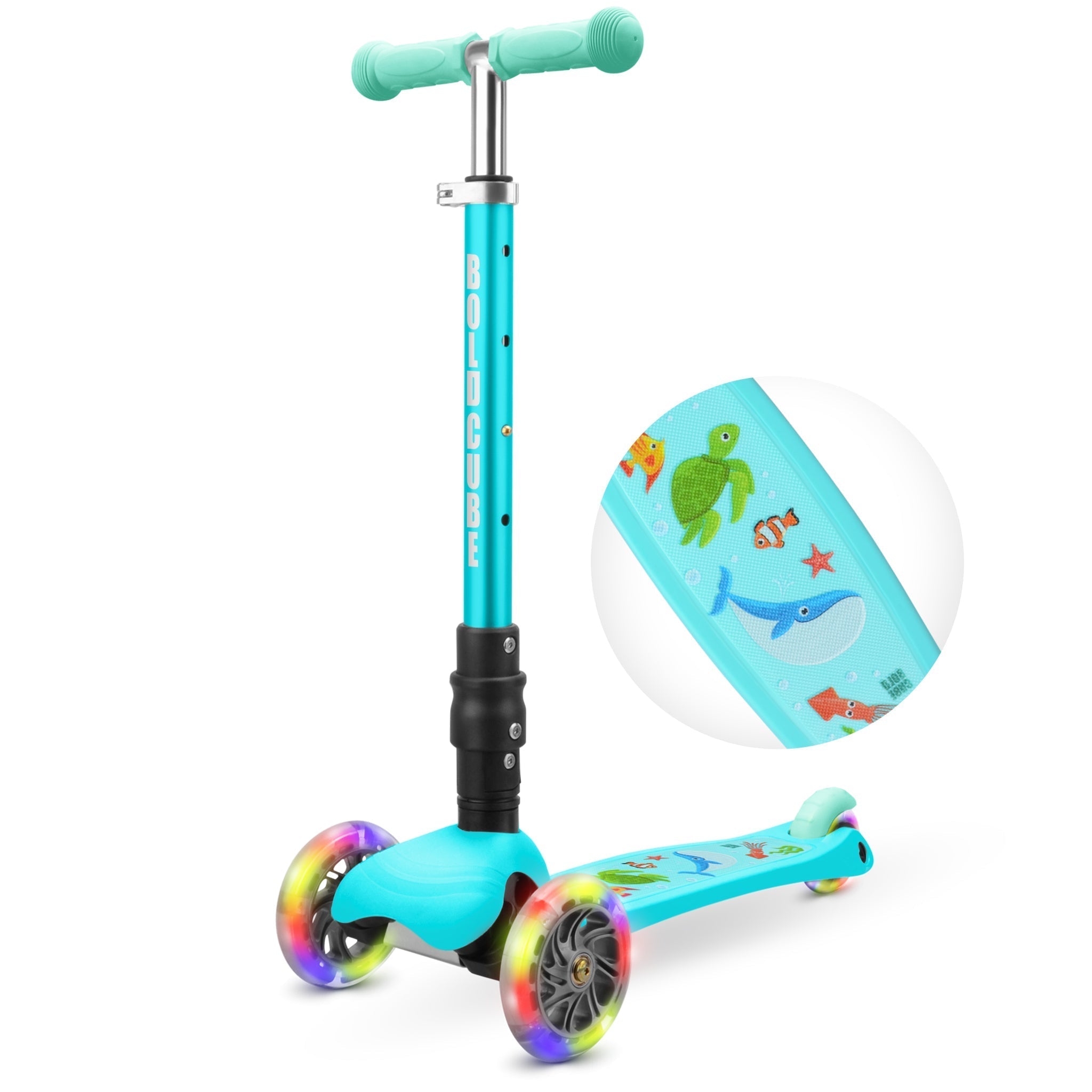 Teeny Fold 3 Wheel Scooter - Ocean - Baby&More
