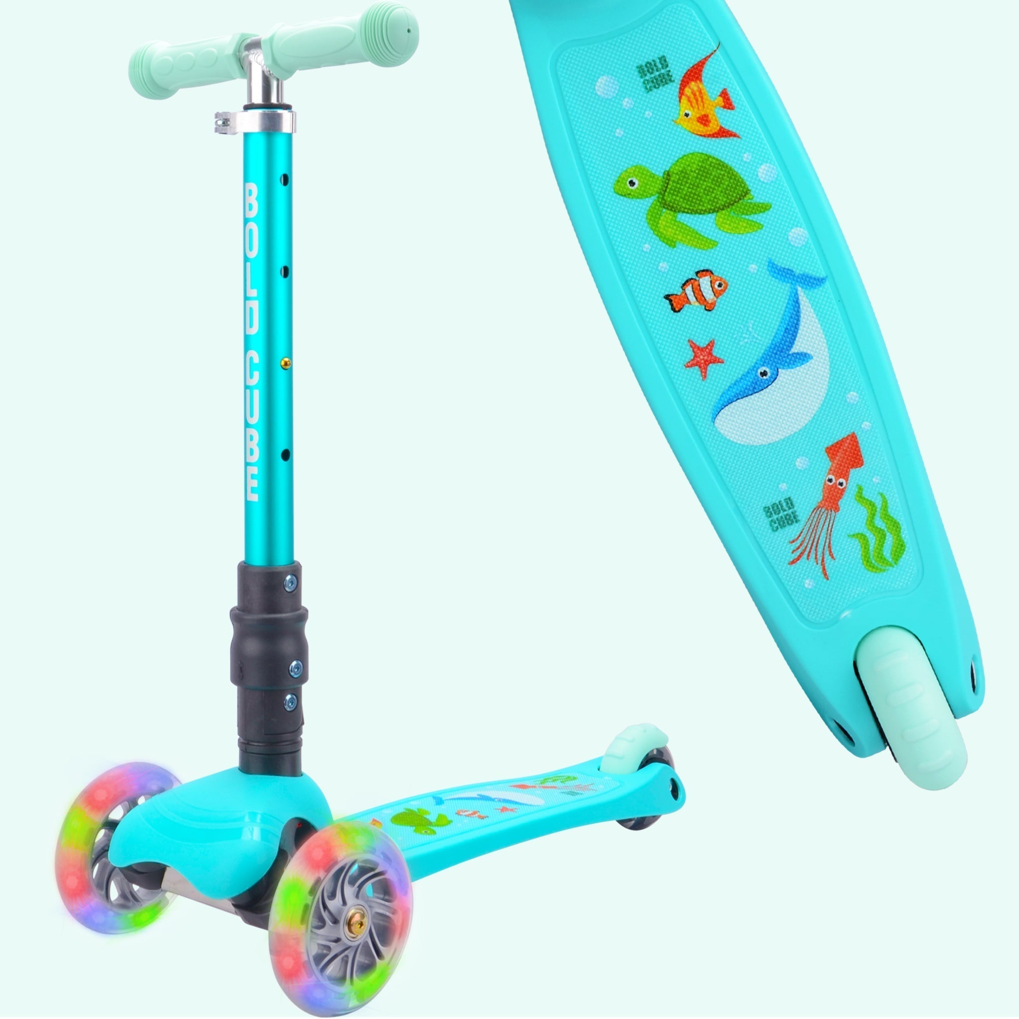 Teeny Fold 3 Wheel Scooter - Ocean - Baby&More