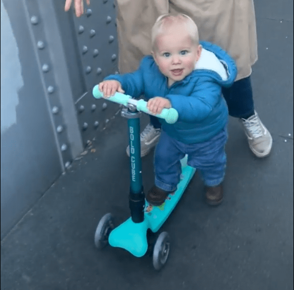 Teeny Fold 3 Wheel Scooter - Ocean - Baby&More