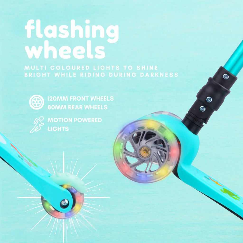 Teeny Fold 3 Wheel Scooter - Ocean - Baby&More