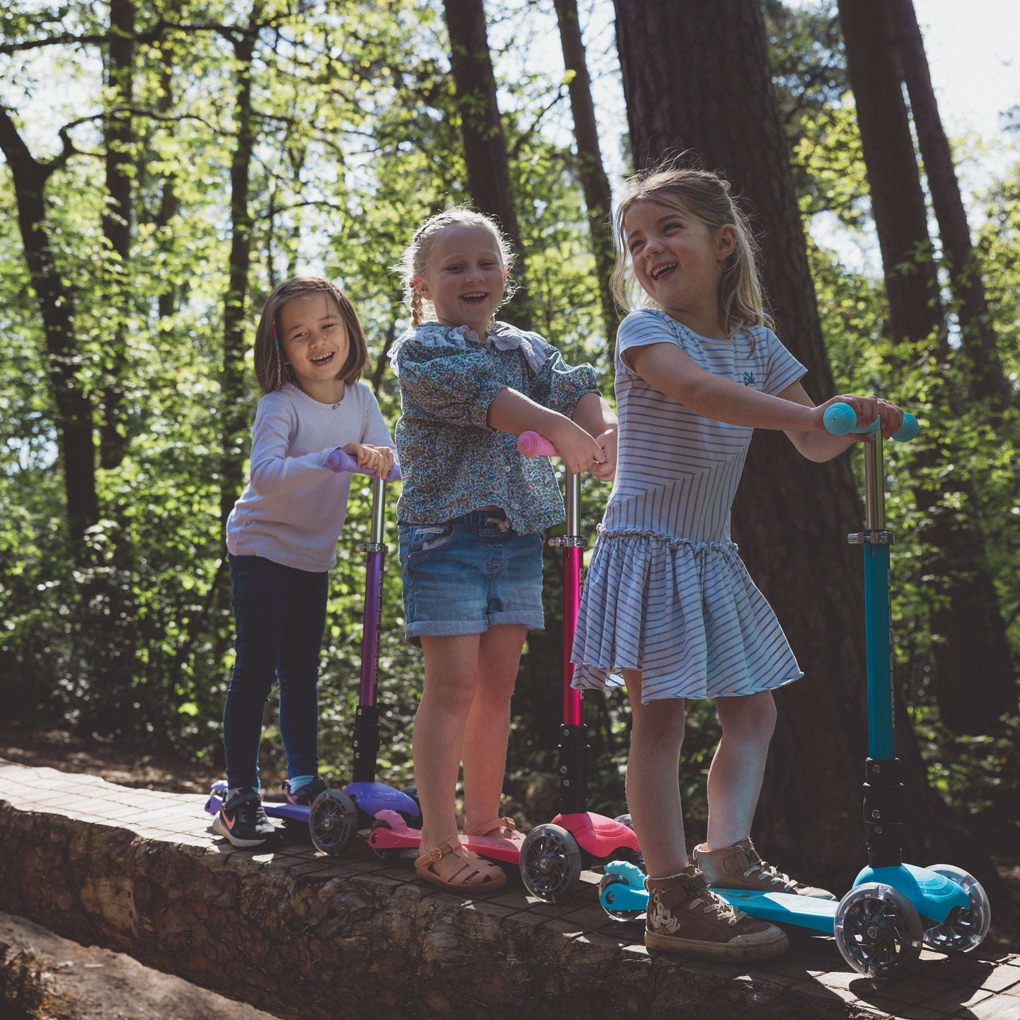 Teeny Fold 3 Wheel Scooter - Purple Unicorn - Baby&More