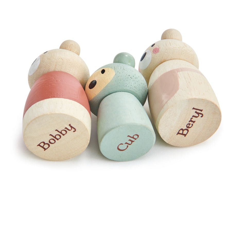Tender Leaf Toys Bear Tales Wooden Bears for Dolls Houses - Set of Three - Baby&More