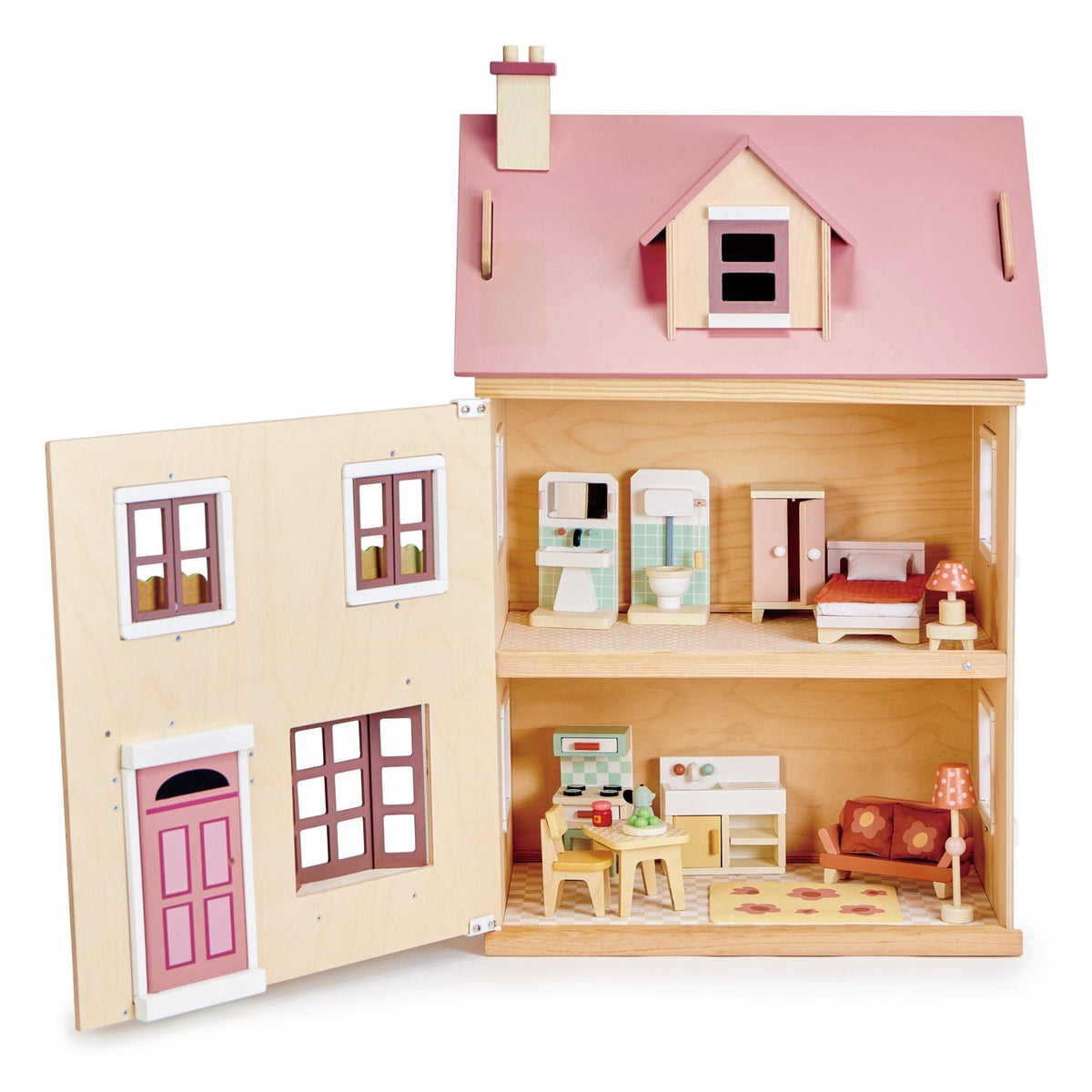Tender Leaf Toys Foxtail Villa Dolls House with Furniture - Baby&More
