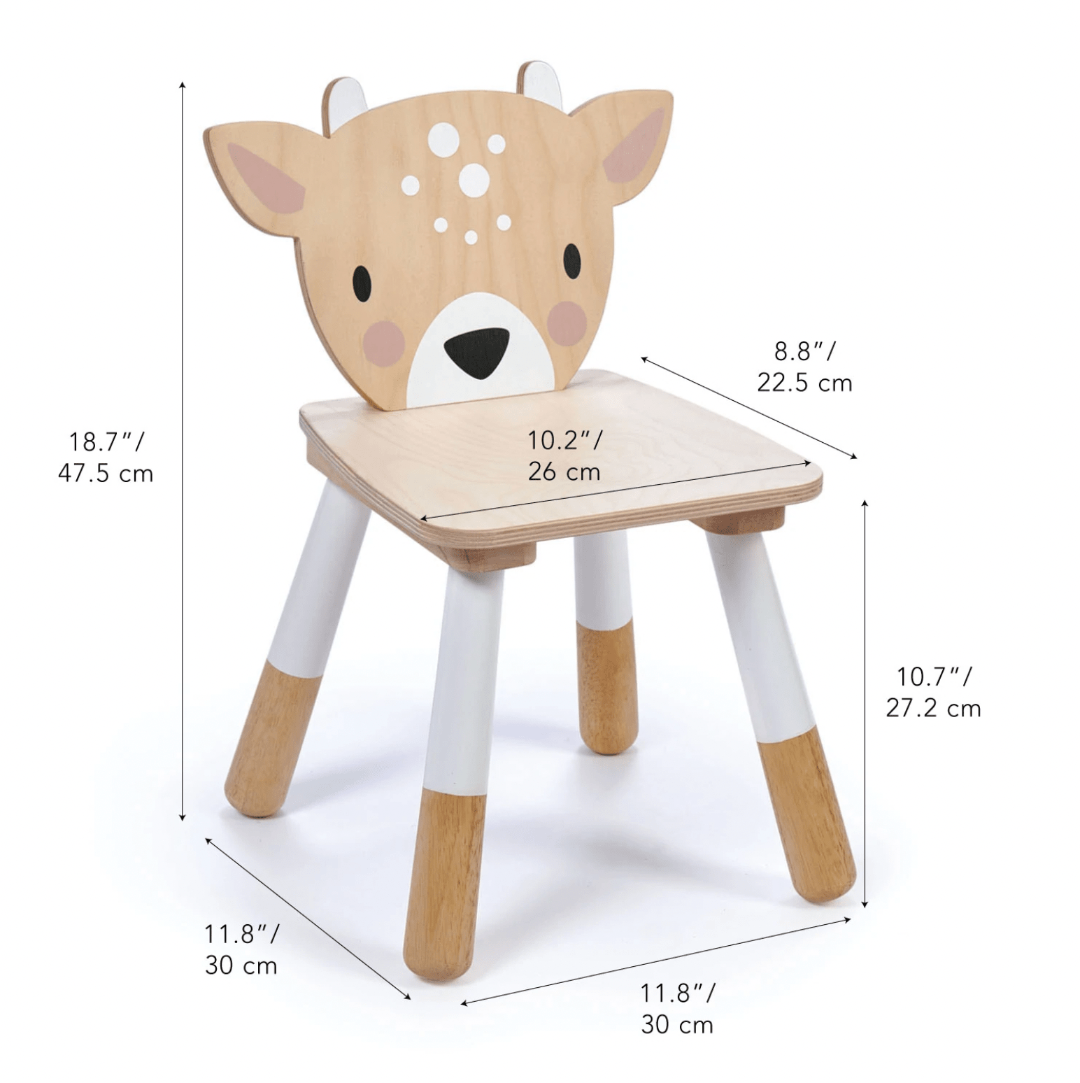 Tender Leaf Toys Wooden Forest Chair - Deer - Baby&More