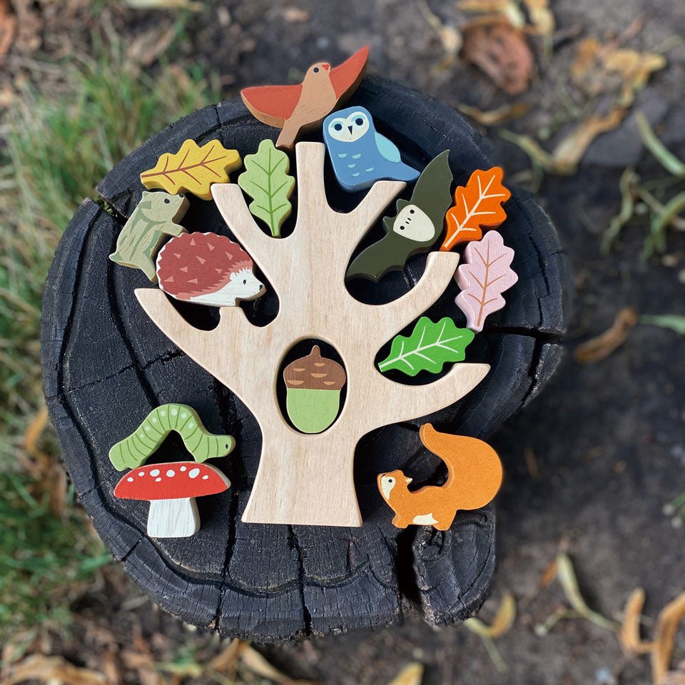 Tender Leaf Toys Wooden Stacking Forest - Baby&More