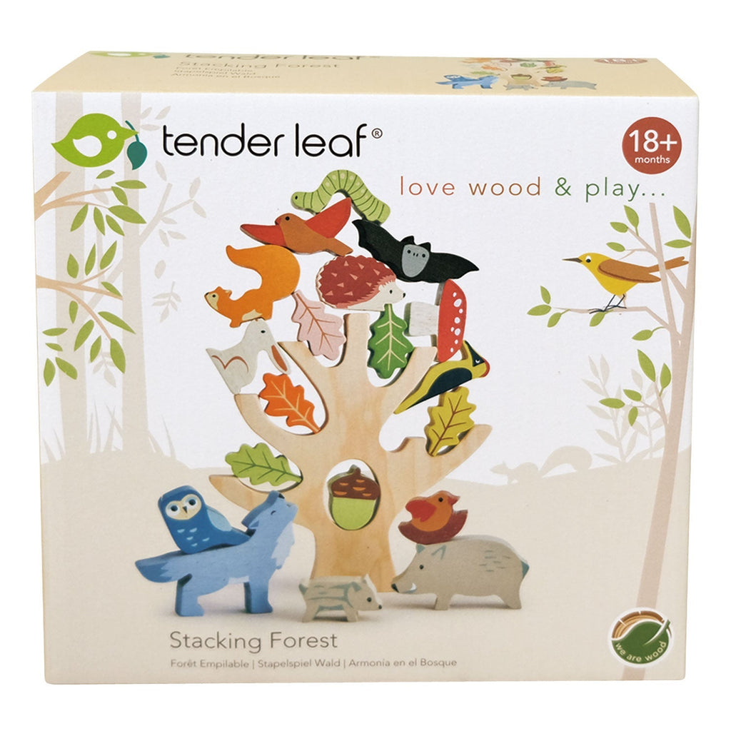 Tender Leaf Toys Wooden Stacking Forest - Baby&More
