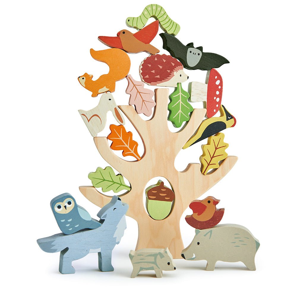 Tender Leaf Toys Wooden Stacking Forest - Baby&More