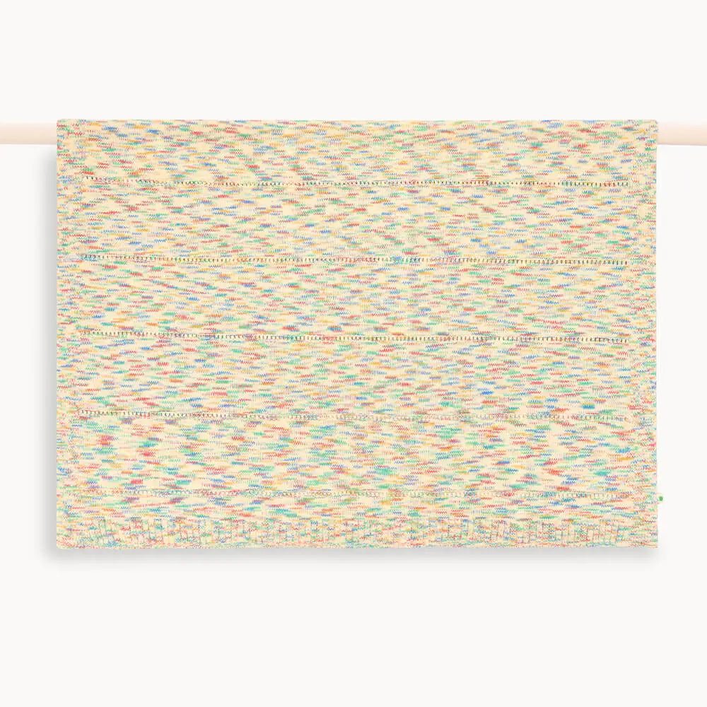 The bonniemob Space-Dye Organic Cotton Knitted Baby Blanket - Baby&More