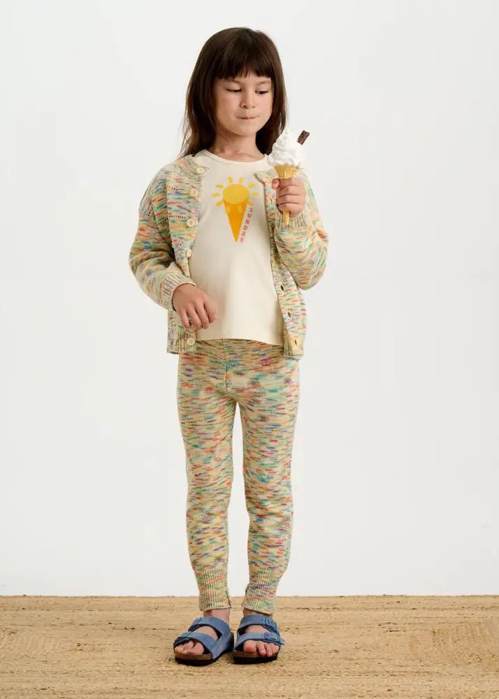 The bonniemob Space-Dye Organic Cotton Knitted Baby & Kids Jogging Trousers - Baby&More