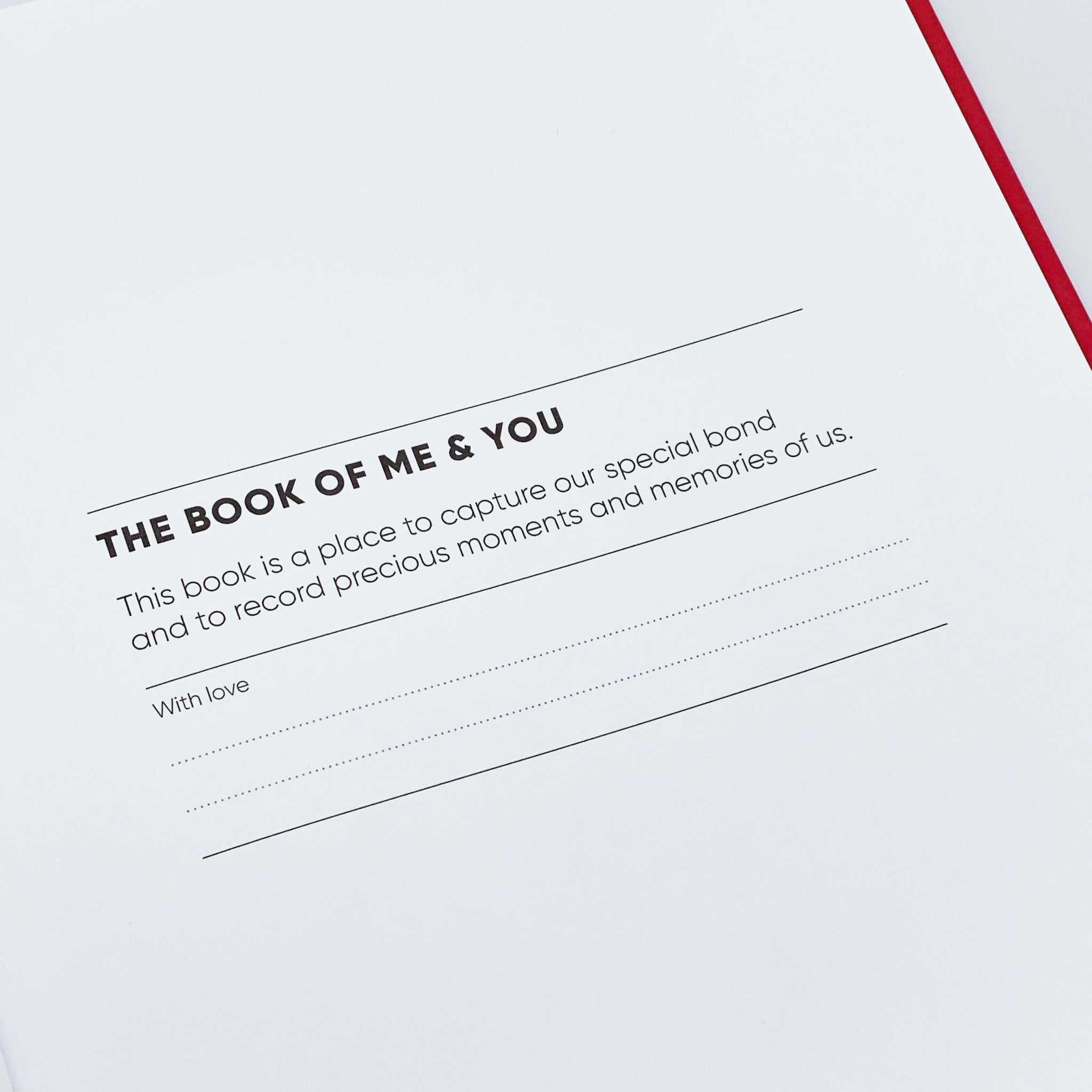 The Book of Me & You: A Record of Us - Age 6 and Up - Baby&More