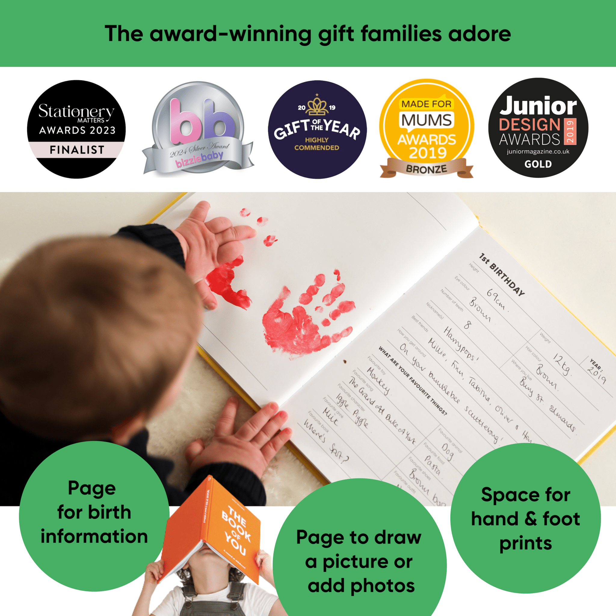 The Book of You: A Record of Childhood from Age 1 - Baby&More