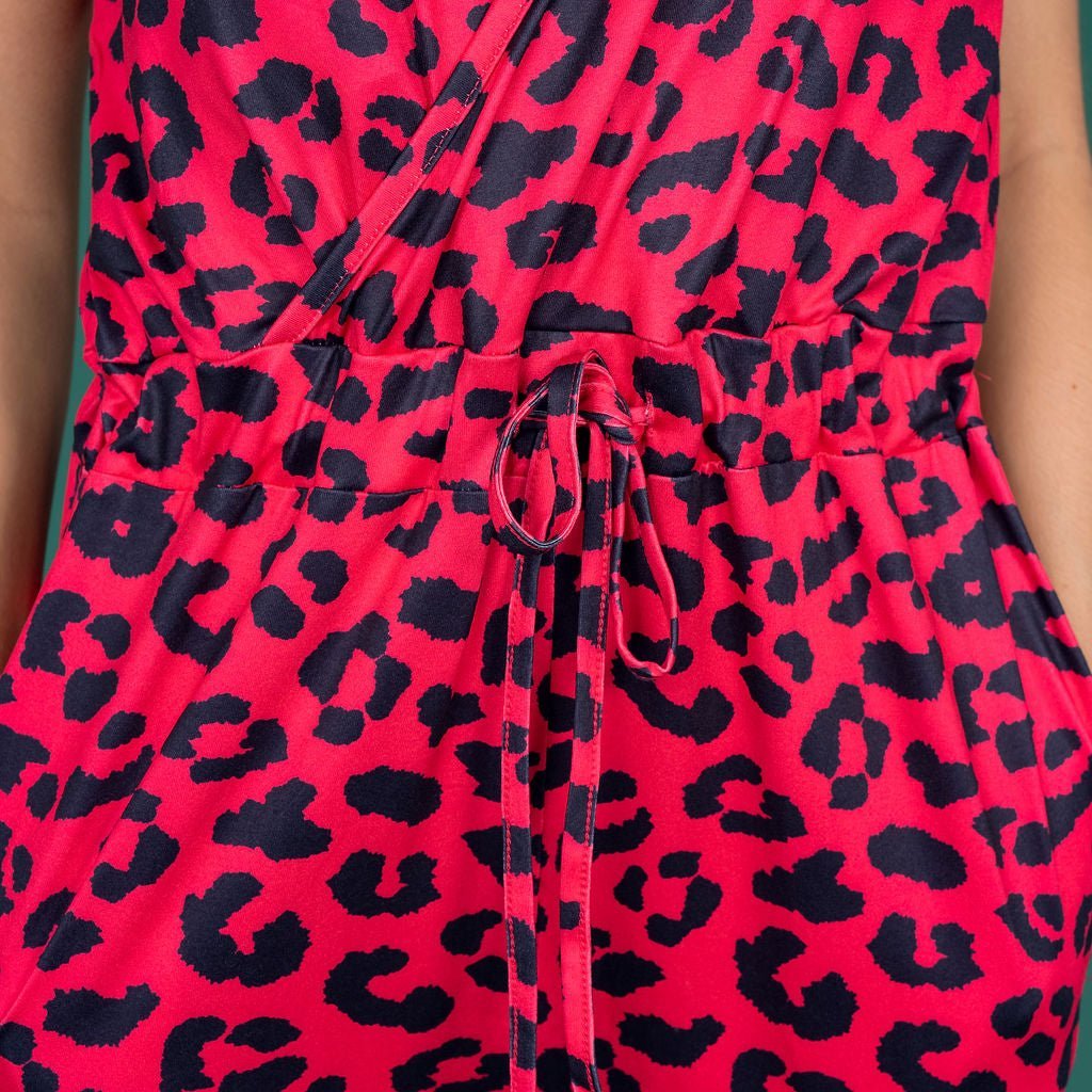 The Breastfeeding Jumpsuit - Red Leopard - Baby&More