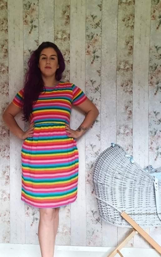 The Breastfeeding Skater Dress - Rainbow - Baby&More