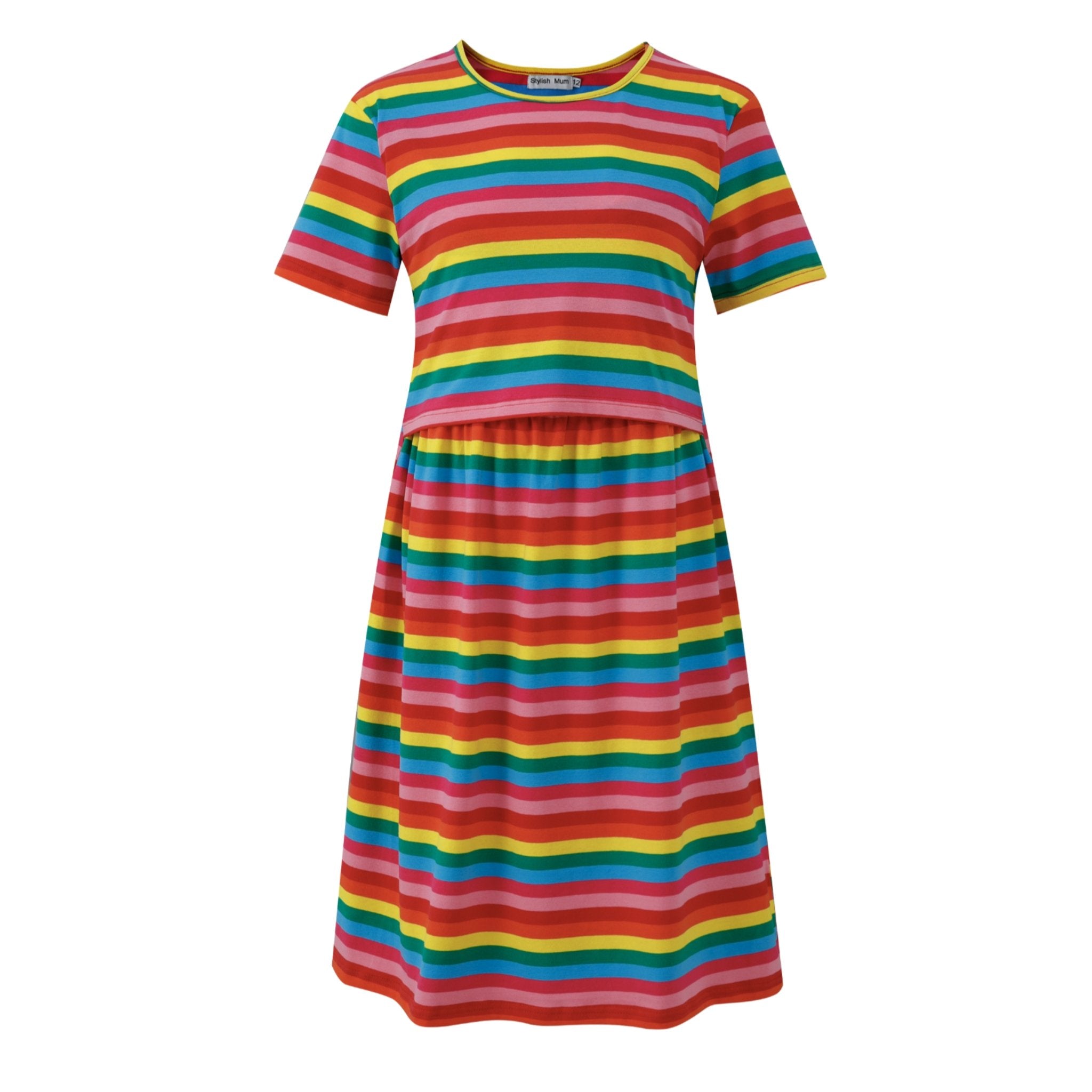 The Breastfeeding Skater Dress - Rainbow - Baby&More