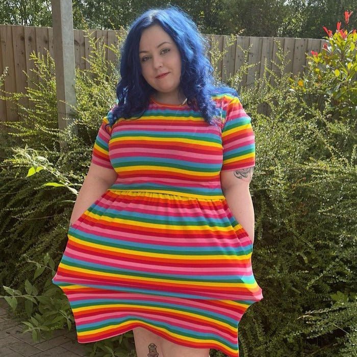 The Breastfeeding Skater Dress - Rainbow - Baby&More