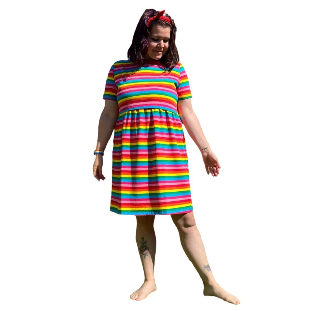 The Breastfeeding Skater Dress - Rainbow - Baby&More