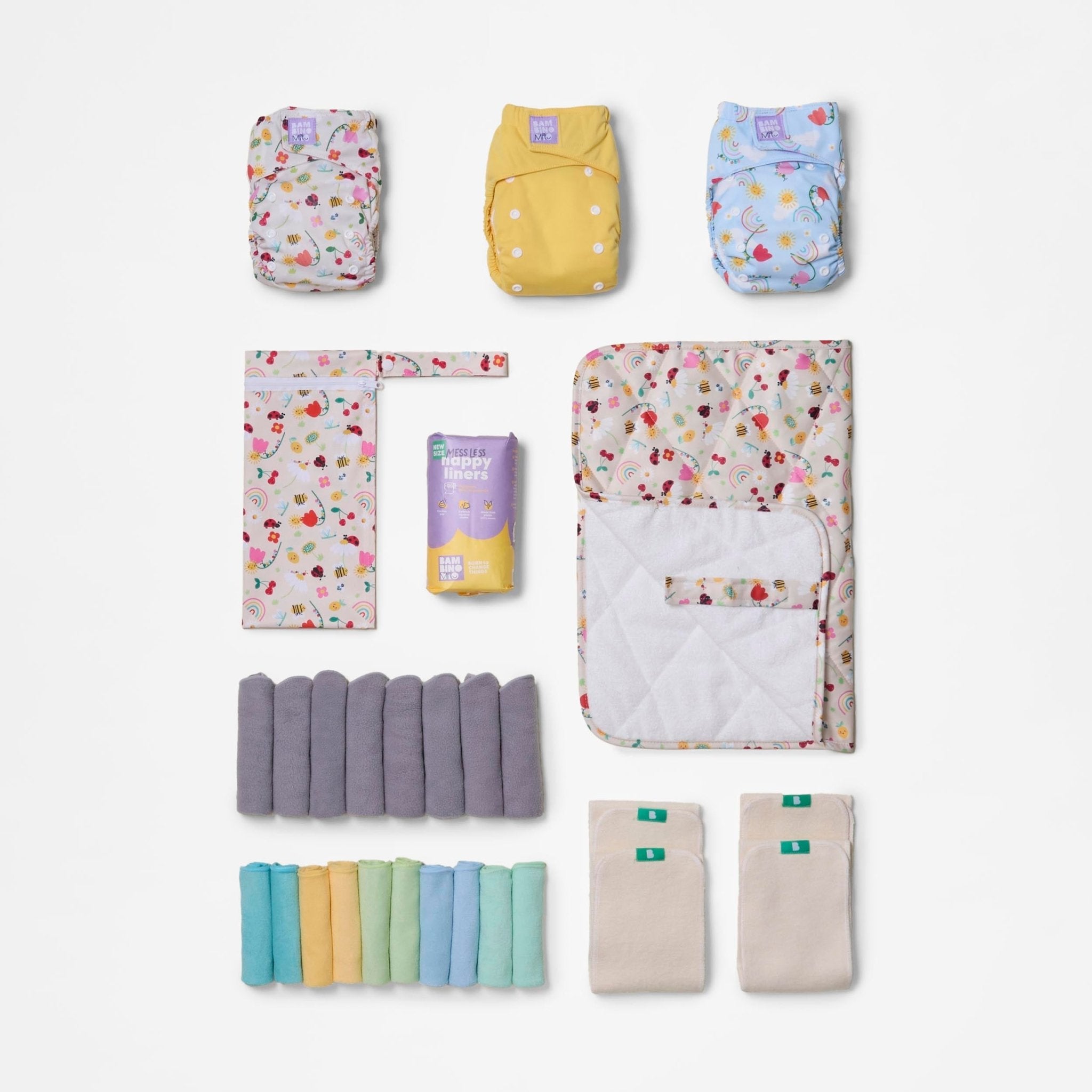 The Days - Out Reusable Nappy Bundle - Garden Party - Baby&More