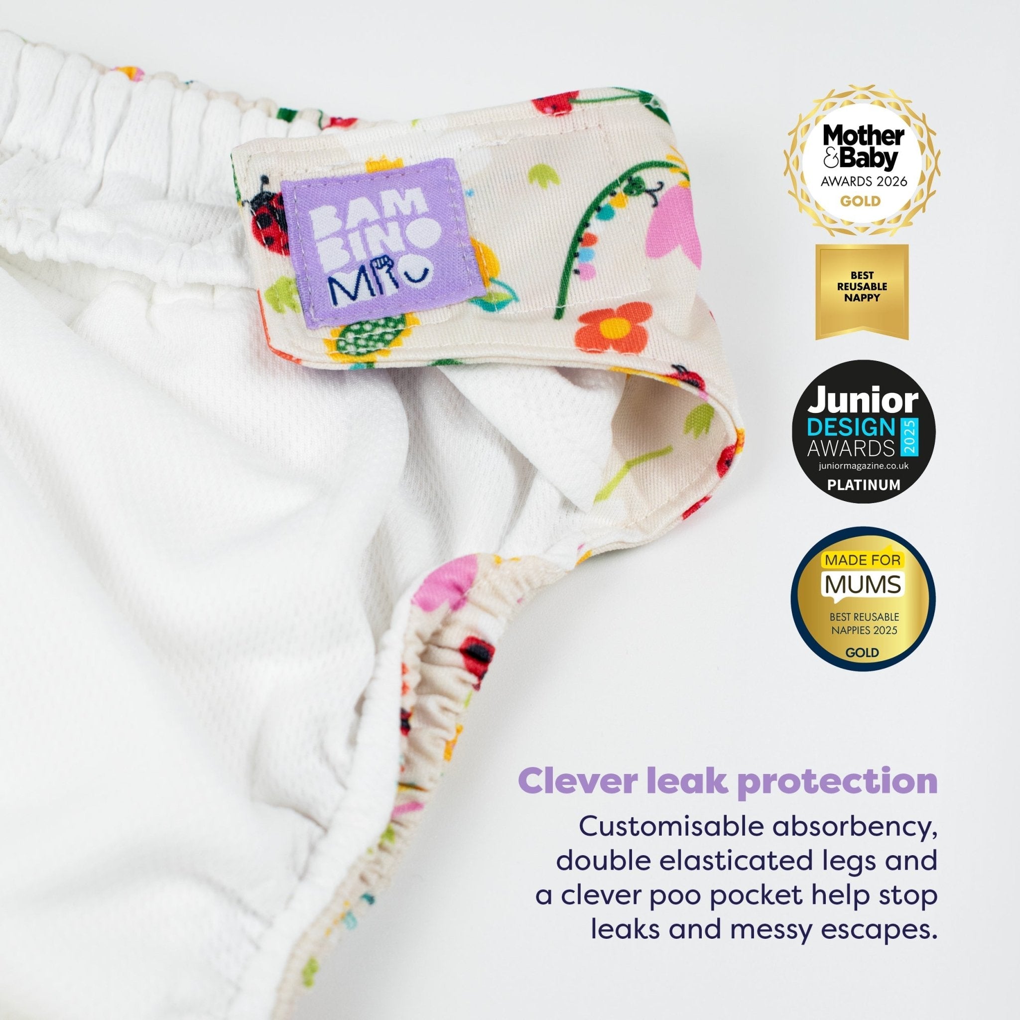 The Days - Out Reusable Nappy Bundle - Garden Party - Baby&More
