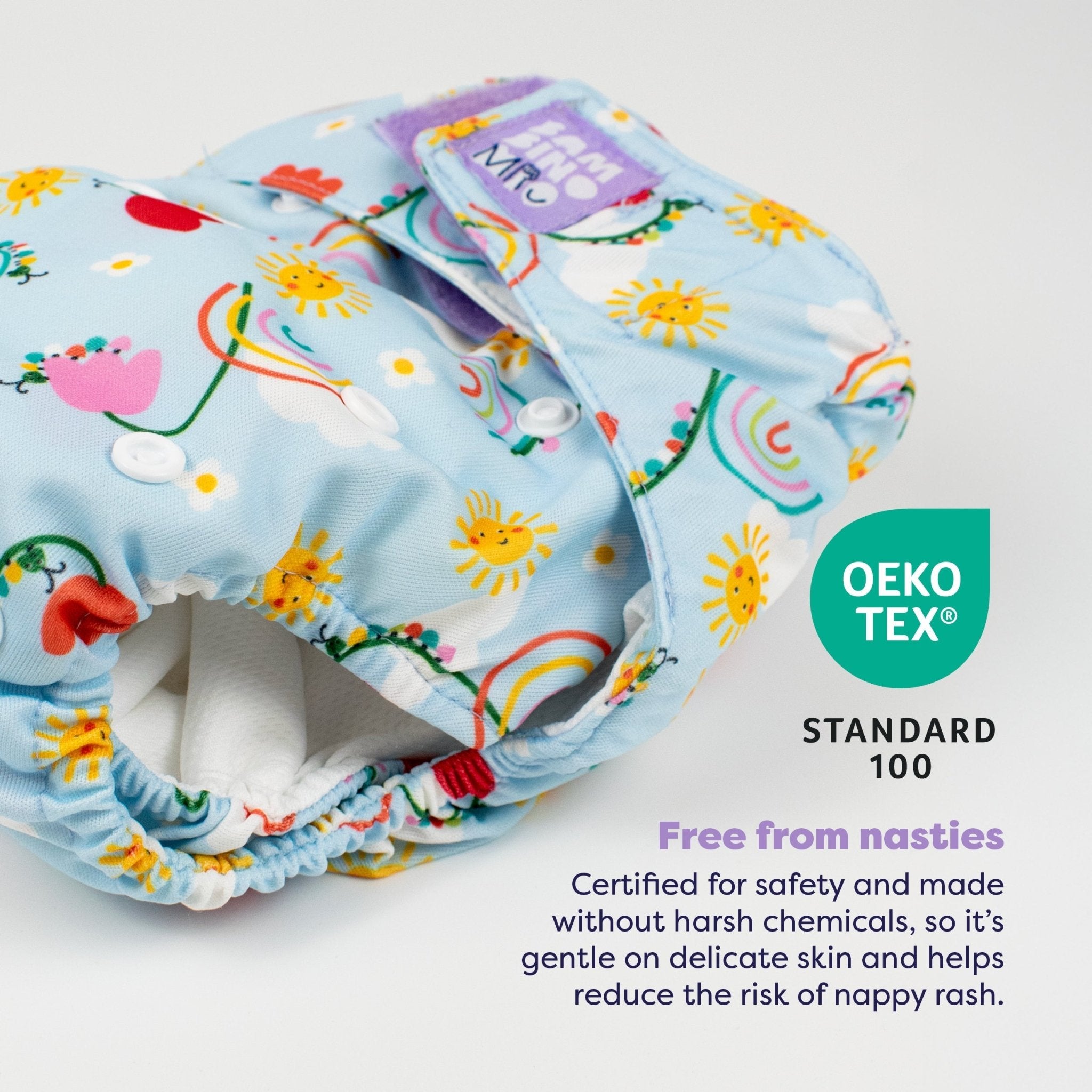 The Essentials Reusable Nappy Bundle - Garden Party & Pastels - Baby&More