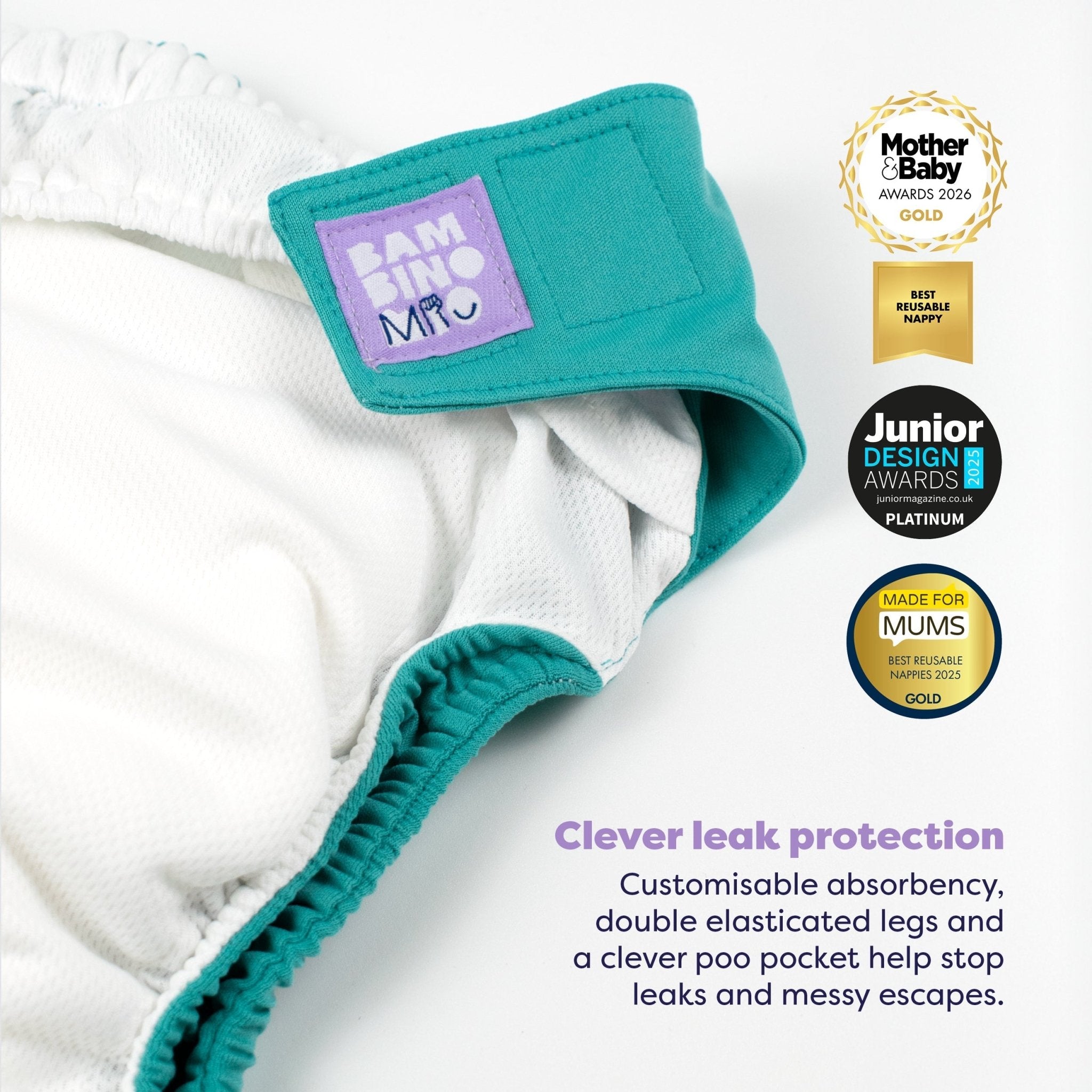 The Essentials Reusable Nappy Bundle - Paintbox Pastels - Baby&More
