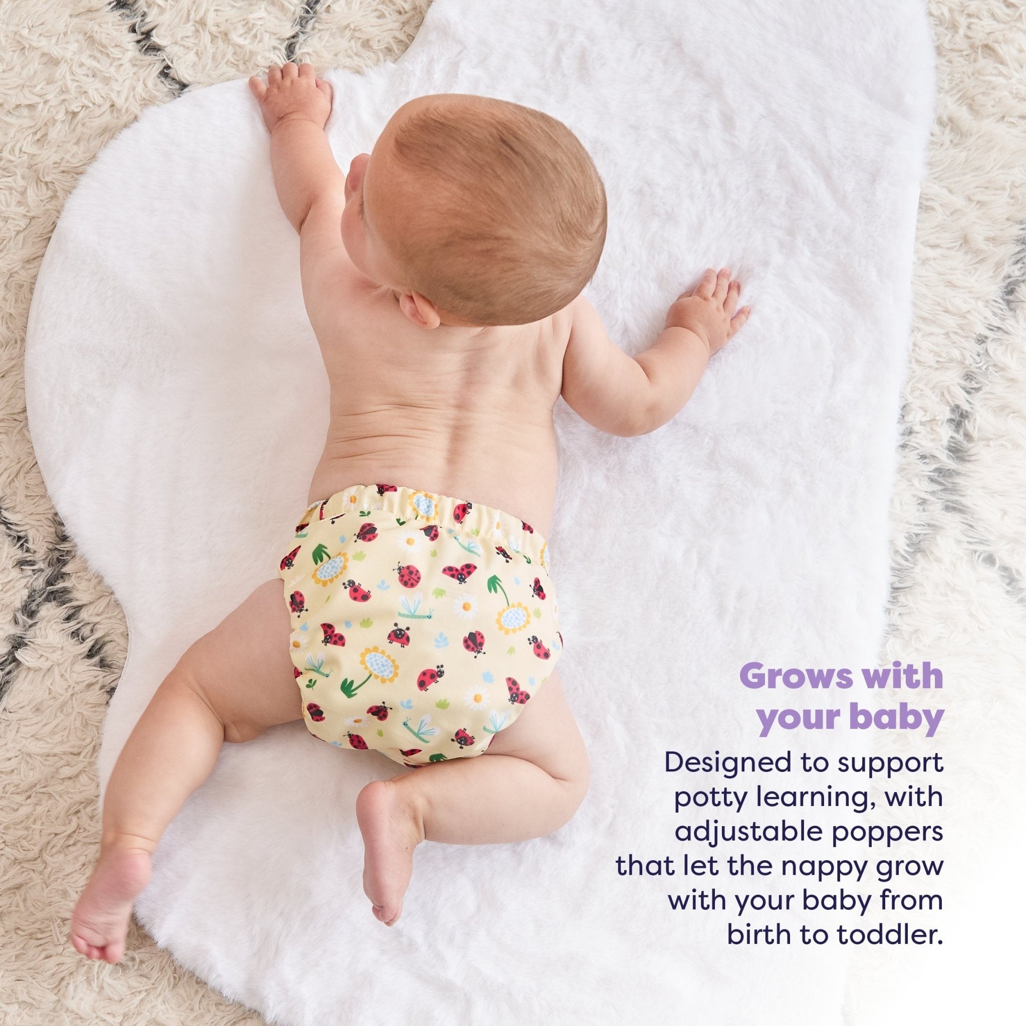 The Everything Reusable Nappy Bundle - Garden Party - Baby&More