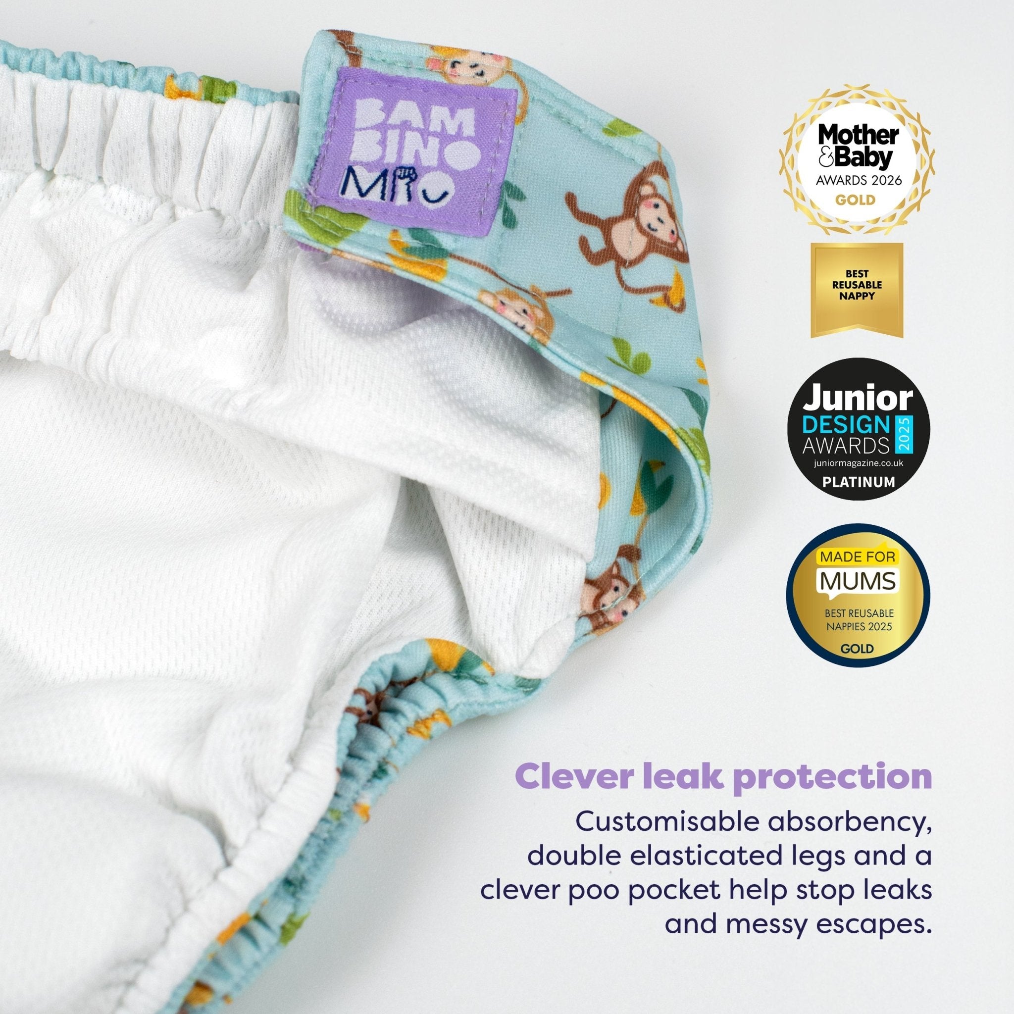 The Everything Reusable Nappy Bundle - Wild Life - Baby&More