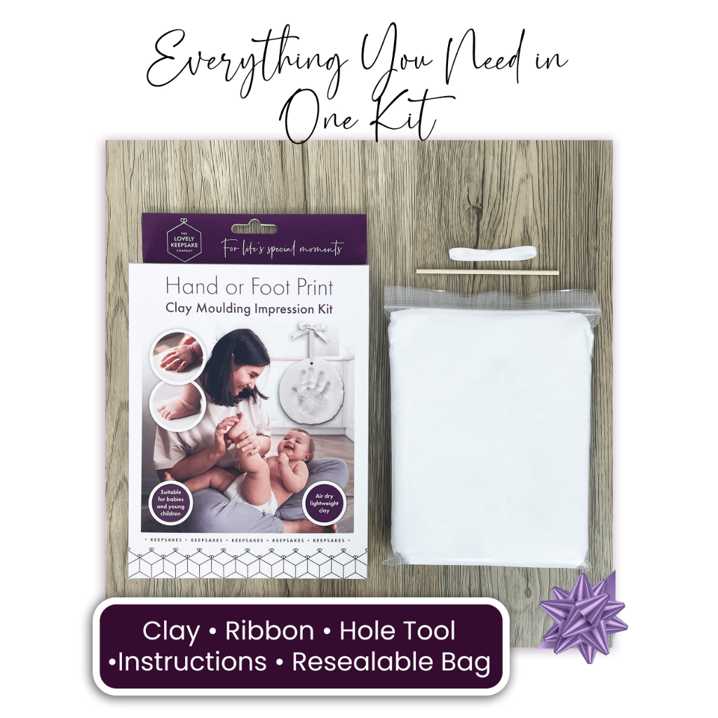 The Lovely Keepsake Company Baby Hand or Foot Print Clay Moulding Kit - Baby&More
