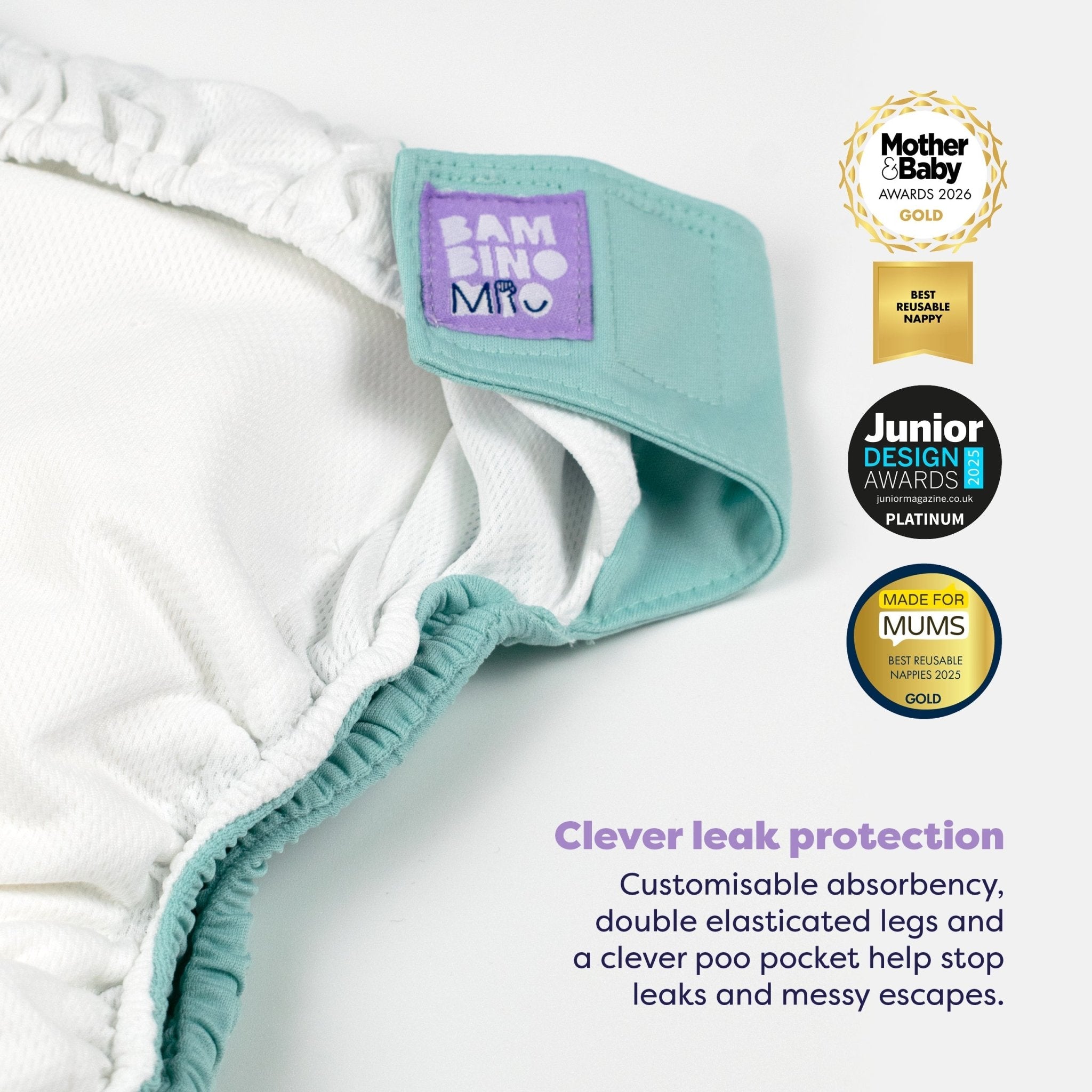 The Nighttime Reusable Nappy Bundle - Wild Life - Baby&More