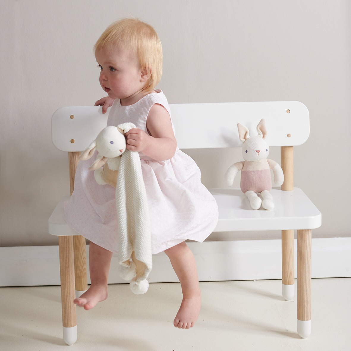 ThreadBear Design Baby Threads Cream Bunny Gift Set - Baby&More