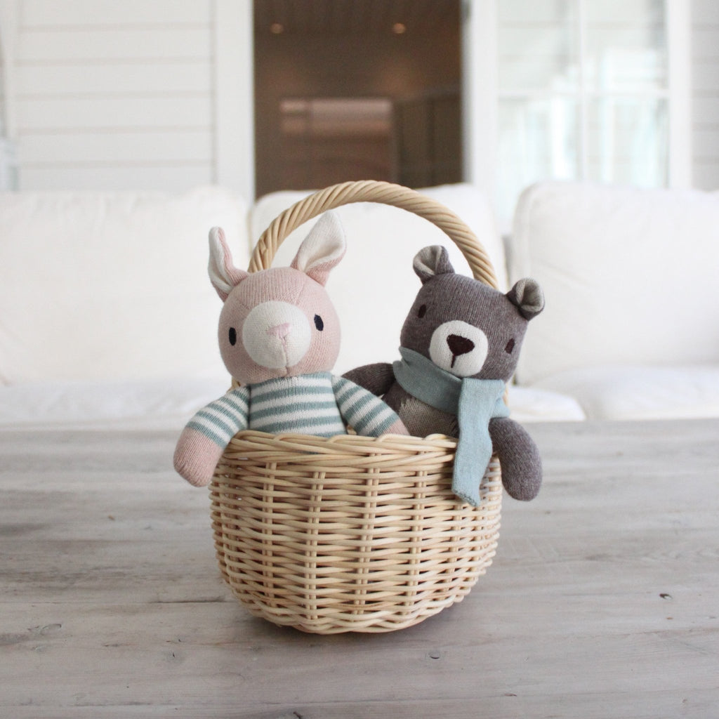 ThreadBear Design Finbar The Hare Knitted Toy - Baby&More