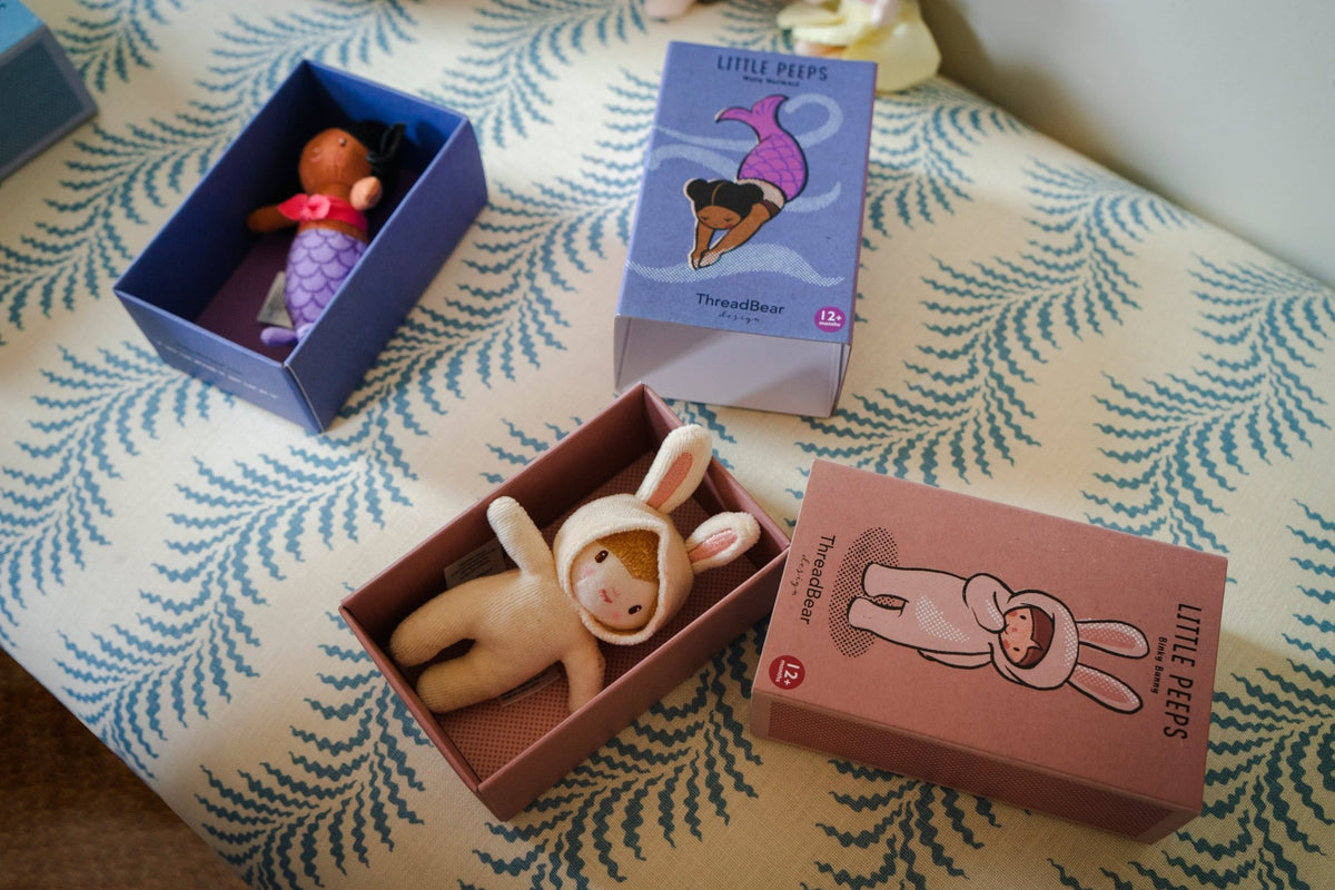 Threadbear Design Little Peeps Binky Bunny - Baby&More