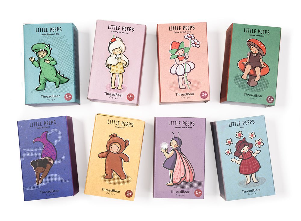 Threadbear Design Little Peeps Danny Dinosaur - Baby&More
