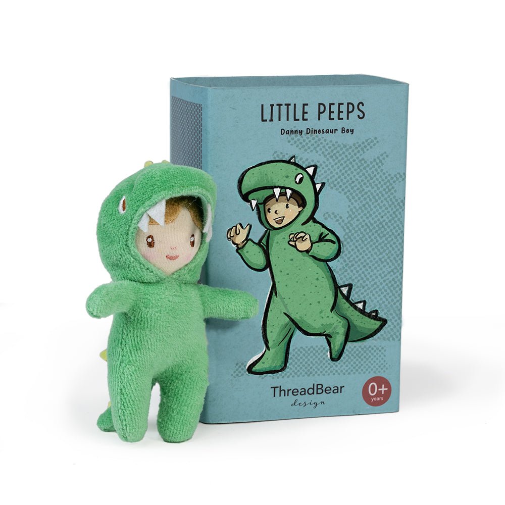 Threadbear Design Little Peeps Danny Dinosaur - Baby&More