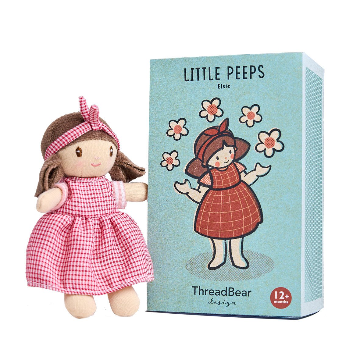 Threadbear Design Little Peeps Elsie Doll - Baby&More